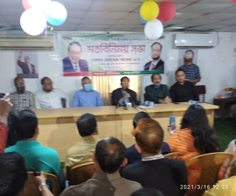 দেশে গণতন্ত্র চর্চার পরিবেশ নেই – গোলাম মোহাম্মদ কাদের।