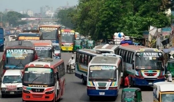 আগামীকাল বুধবার থেকে গণপরিবহন চালবে।